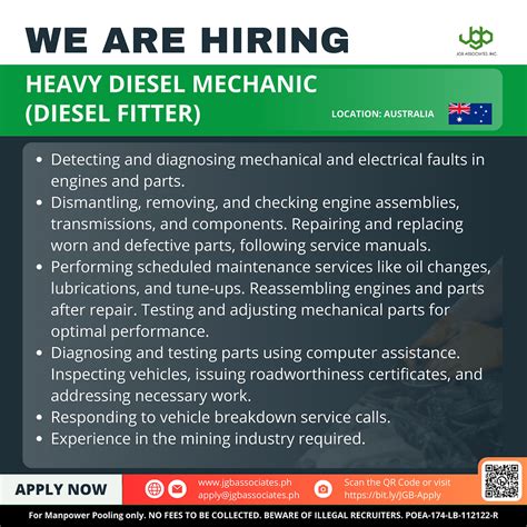 Heavy Diesel Mechanic jobs in Caroline Springs VIC .